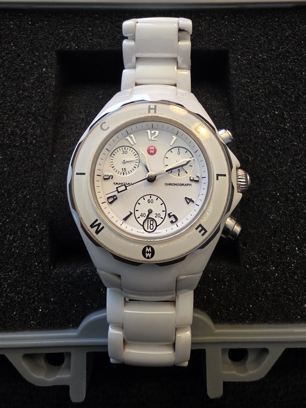 Michele Tahitian Ceramic Chronograph (MWW12A000002),